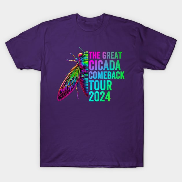 The greatest cicada comeback tour 2024 T-Shirt by Dreamsbabe